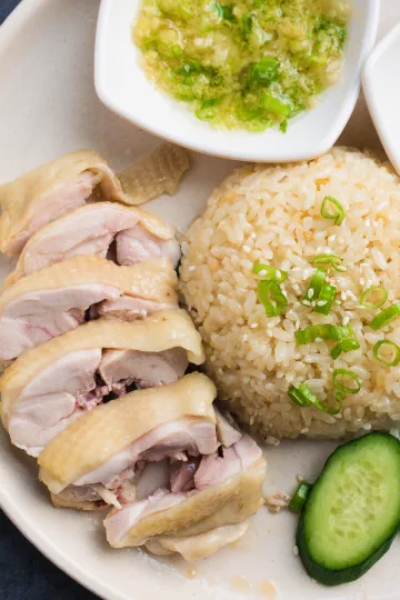 hainan chicken and rice