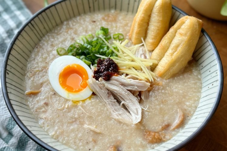 rotisserie chicken congee
